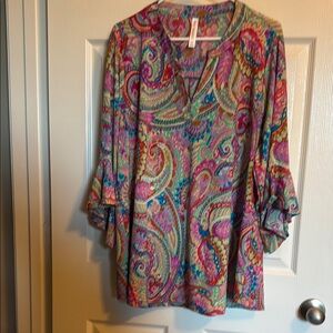 Colorful Paisley Women's Top